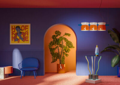 Lampy nowoczesne, designerskie, Ferroluce Yakitori, C2790